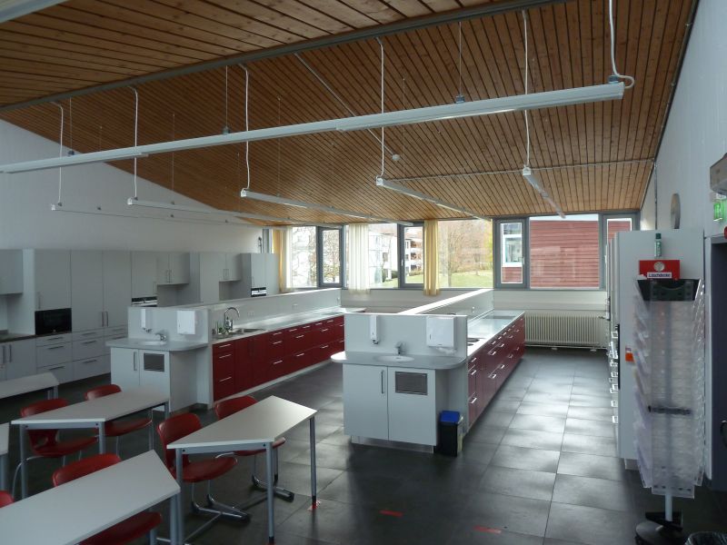 Die neue Schulküche - 2020 neu renoviert und ausgestattet.